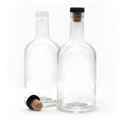 Изображение Стеклянная бутылка 0.5 л с пробкой