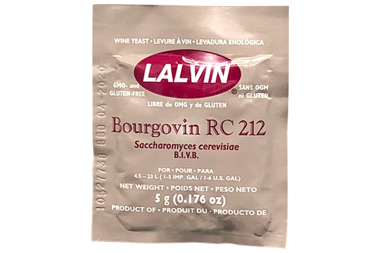Picture of Винные дрожжи Lalvin "Bourgovin RC212", 5 г
